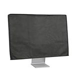 kwmobile Monitor Cover Compatible with 31-32" Monitor - Dust Cover Computer Screen Protector - Dark Grey