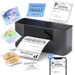 Phomemo Bluetooth Thermal Label Printer, 4x6 Thermal Shipping Label Printer for Small Business, 245-BT Bluetooth Shipping Label Printer for Shipping Packages, Compatible with iPhone, USPS, Amazon