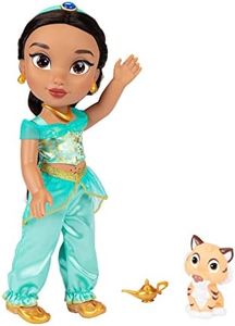 Disney Princess My Singing Friend Jasmine Feature Doll, 14” / 35 cm Tall Doll Sings and Says Over 10 Story-Inspired Phrases, Accessories Included for Added Play, Perfect for Girls Aged 3+