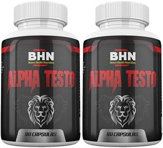Testosterona Hombre Musculacion(2 Pack) | Libido Natural, Fuerza Y Energía | 16 Ingredientes Potentes | Tribulus Terrestris, Ashwagandha, Fenogreco, Maca, L-Arginina, Ginseng, Vitaminas - 180 Capsulas