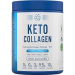 Applied Nutrition Keto Collagen Protein - Keto Protein Powder with MCT, Ketogenic & Paleo Diet, Zero Sugar & Carbs, Healthy Skin, Hair, Nails (Unflavoured) (325g - 25 Servings)