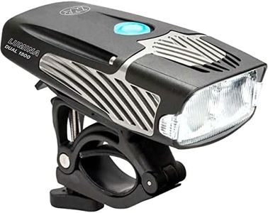 NiteRider Lumina Dual 1800 Rechargeable MTB Road Commuter Twin LED Bike Light Powerful Lumens Water Resistant Bicycle Headlight LED Front Light Easy to Install Cycling Safety