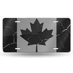 Canada Flag Crack-01 Metal License Plate Vanity Car Plate 6" X 12"