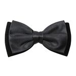 PELUCHE Solid Twining Black Bow Tie