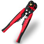 ZENO Wire Strippers Electrical | 3-in-1 Cable Stripper | Wire Cutter | Cable Crimping Tool | Terminal Crimper | 22-10AWG (0.5-6 mm²) | Professional Electrician Wire Stripping Pliers | Self Adjusting