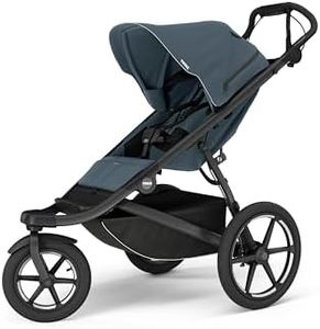 Thule Urban Glide 3 Single Child All-Terrain Stroller, Full-Suspension System, Air-Filled Tires, Upright seat with Adjustable Recline and Built-in legrest