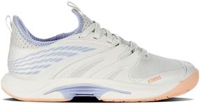 K-Swiss Women's Speed Trac Tennis Shoe, Star White/White Onyx/Peach Fuzz, 5.5 M
