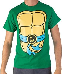 Teenage Mutant Ninja Turtles TMNT Mens Costume T-Shirt (Large, Leonardo)