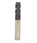 Rohit 4 Flute C-122 Solid Carbide Square Nose End Mills 1/2" Diameter 1" Flute Length 1/2" Shank Diameter x 3" Overall Length TiAln Coated