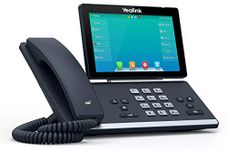 Yealink T57W IP Phone, 16 VoIP Accounts. 7-Inch Adjustable Color Touch Screen. USB 2.0, 802.11ac Wi-Fi, Dual-Port Gigabit Ethernet, 802.3af PoE, Power Adapter Not Included (SIP-T57W)