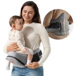 Baby Hip Carrier besrey, Toddler Carrier with Back Support, Fanny Pack Hip Seat Carrier for Baby Up to 44lb, Side Carrier Hip, Baby Waist Carrier Hip Seat, Baby Holder Carrier, Infant Body Carrier Dad