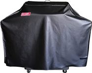 52" Heavy Duty Waterproof Gas Grill Cover fits Weber Char-Broil Coleman Gas Grill (52"x22"x40", Black)