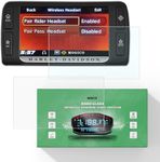 Mogico Motorcycle Accessories Nano Glass Dashboard Screen Protector Kit for Harley Davidson Boom! Box 6.5 GT 2014+ (1 x Ultra Clear & 1 x Anti Glare)