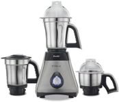 Preethi Mixer Grinder, 13 x 8.6 x 12.5 inches, Black, Silver