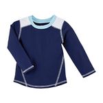 Mud Pie Baby Boys Navy Rash Guard, Blue, 24 Months-3 Years