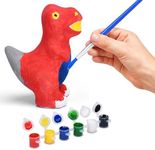 Neliblu Dinosaur Painting Set for Kids - DIY Craft Kit with Ceramic Figurine - Paintable Dino Art Activity for Toddler - Educational Toy for Dinosaur Enthusiasts - Dinosaur Painting Kit