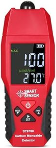 Bulipu ST9700 Carbon Monoxide Alarm, CO Detector 0-1000ppm CO Gas Leak Detector with LCD Display Carbon Monoxide Meter