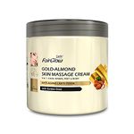 Corlin Fair Glow Gold Almond Skin Massage Cream 800g | For Men & Women | Multipurpose : Face, Hands, Feet, Body & Facial | Ideal for Daily Use