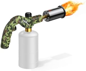 ThermoMaven Powerful Propane Torch, Kitchen Cooking Torch Lighter, Adjustable Blow Torch for Sous Vide Searing Steak, BBQ, Grill, Campfire Charcoal Starter (Propane Tank Not Included) Camo Green