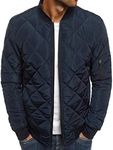 Pretifeel Mens Quilted Bomber Jacke