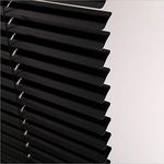 HSYLYM Aluminum Venetian Blinds (50 * 130cm, Black)