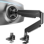 MOUNT PRO Single Monitor Mount for 22-43 inch Ultrawide Computer Screen, Premium Aluminum Heavy Duty Monitor Arm Desk Mount Holds 6.6lbs to 33lbs, Spring Full Motion Monitor Stand, VESA Mount