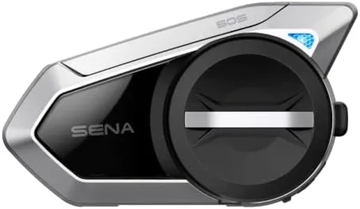 Sena 50S Motorcycle Jog Dial Communication Bluetooth Headset w/Sound by Harman Kardon Integrated Mesh Intercom System Premium Microphone & Speakers