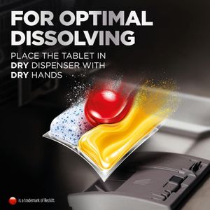 Finish Dishwasher Tablets, Lemon Scent – 100-Pack