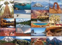 Better Me Our National Parks Puzzle 1000 Piece - USA National Parks Jigsaw Puzzle, Acadia, Yellowstone, Zion, Arches, Crater Lake, Mount Rainier, Great National Park Gifts 1000 Piece Puzzle