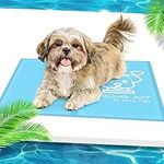 Mora Pets Cooling Mat for Dogs Gel Dog Cooling Mat 65 x 50 CM Self Cooling Pet Bed Pressure Activated Cooling Pad for Large Medium Small Dogs in Summer Medium 25.5 x 19.5 inch