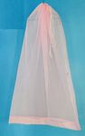 KEETATO Baby Mosquito Net Pink Color for Baby Jhula/Cradle 0 to 24 (GA1012P)