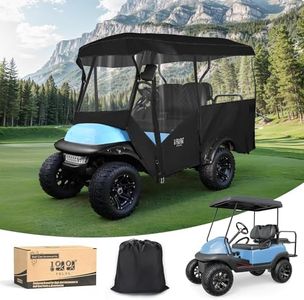 10L0L Golf Cart Enclosure Universal Rain Cover