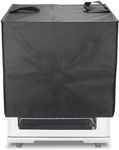 OwnMy Black Toaster Oven Dust Cover Heat-Resistant Microwave Oven Dust Cover Large, TOA-60 Toaster Oven Dust Cover for Kitchen Counter, Small Kitchen Appliance Dust Covers for Air Fryer Deep Fryer