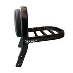 OZANGO Bike Rear Passenger Backrest with Soft Cushion and Carrier Back Rest Black Bar Suitable for Bajaj Avenger Street 220