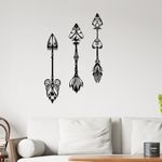 DUOOLN Metal Arrow Wall Decor,17in-