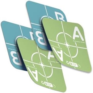 4pcs Laser Target Plate Card, Washable 100+ Times Use, Stick to Any Surface, Wall, Concrete, Wood, Glass...