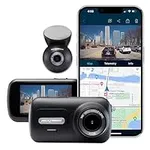 Nextbase 322GW Dash Cam Front and Rear Camera Small with App- Full 1080p/60fps HD in Car Camera- WiFi Bluetooth GPS- SOS Emergency Response, Parking Mode - 280/360 Degree Dual 6 Lane Wide Recording