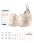eufy Security Wearable Breast Pump S1 Electric Hands-Free Breast Pump with Heating Technology, App-Controlled Smart Rhythm, Hospital-Grade Suction, Portable Design, Leak-Proof and Ultra-Quiet