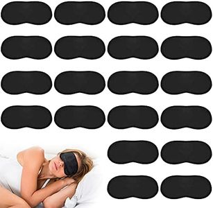 30 Pz Maschere per Dormire, Mascherina per Occhi e Viaggiare, Maschera da Notte per Dormire può Bloccare Efficacemente la Luce e Maschera per gli Occhi Morbida Adatta a Tutte le Occasioni (Nero)