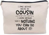 Lacosu Cousin Gifts Makeup Bag,Cous