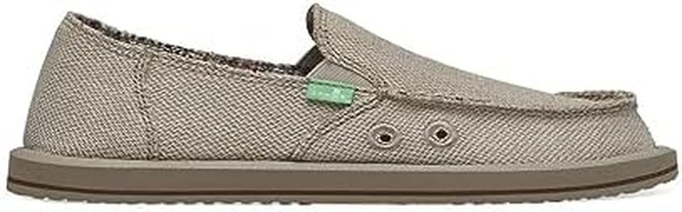 Sanuk Women's Donna Hemp Slip-On,Natural,8 M US