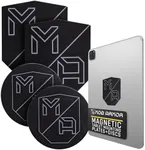 Mob Armor TabNetic Combo Pack - Magnetic Tablet Mounting Solution with Heavy Duty Metal Plate, Adjustable Mounting Disc and Strong 3M VHB Non-Marking Adhesive Magnet Stickers for Car Tablet Mount