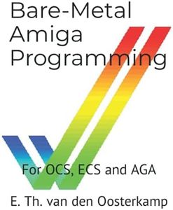 Bare-Metal Amiga Programming: For OCS, ECS and AGA