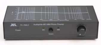 TCC TC-760LC BLACK Moving Magnet / Moving Coil Phono Preamp w/Level Control