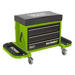 Sealey Mechanic's Utility Seat & Toolbox - Green - SCR18G