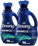 Downy Wrinkleguard Liquid Fabric Softener and Conditioner, Fresh Scent, 2 Pack of 48 fl oz. Wrinkle Guard Bottles