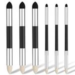 6pcs Artist Blending Sponge Pen, 2 Sizes Double-Headed Pastel Blending Stump Pencil Sketch Brush Rubbing Lucy Drawing Art Foam Blender Stick Blender Tool for School Students Beginners Supplies