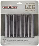 Camp Chef Leg Levelers Fits Most Camp Chef Stoves and Camp Tables, (4-Pack), Black