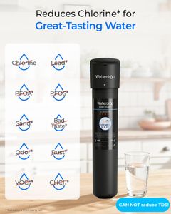 Waterdrop Under Sink Water Filter – 15UA, High Capacity Filtration