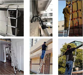 6m Telescoping Aluminum Ladder – Lightweight Extendable Multi-Purpose
